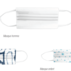 masque tissu femme homme enfant